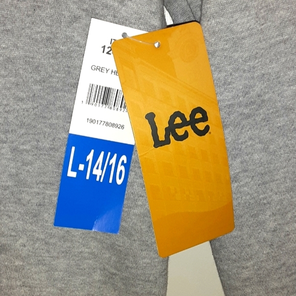 Lee Zip Up Hooded Sweatshirt Size (L 14/16) - Picture 4 of 16